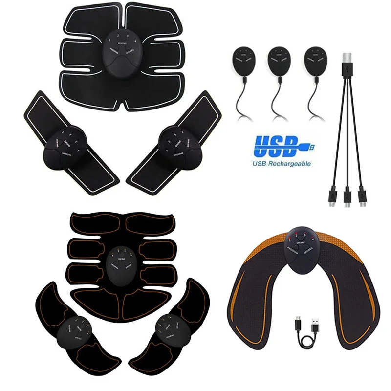 Drahtlose Hüfte Bauch muskel Trainer Taille Arm Bein Rücken Massage Pad Aufkleber Unisex Home Fitness-Ausrüstung Image