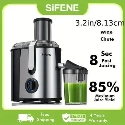 SiFENE Juicer Machine, 3.2" Big Mouth, 1000W Powerful Juicer Extractor Maker for Whole Fruits and