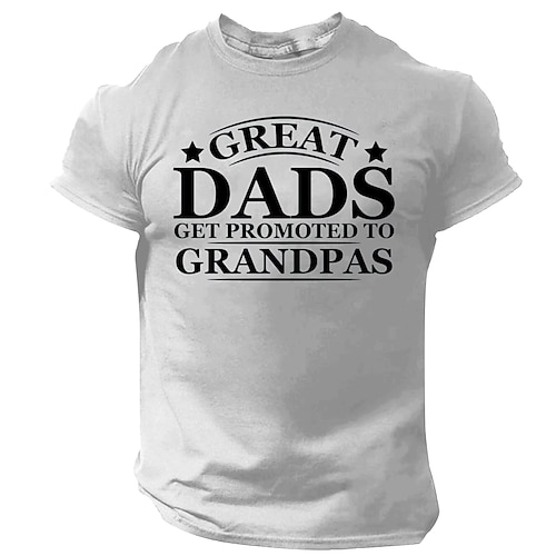 Männer T-Shirt 'Tolle Väter werden zu Opa befördert' Lustiges Familien Grafik Tee für Opa Papa Geschenke Image