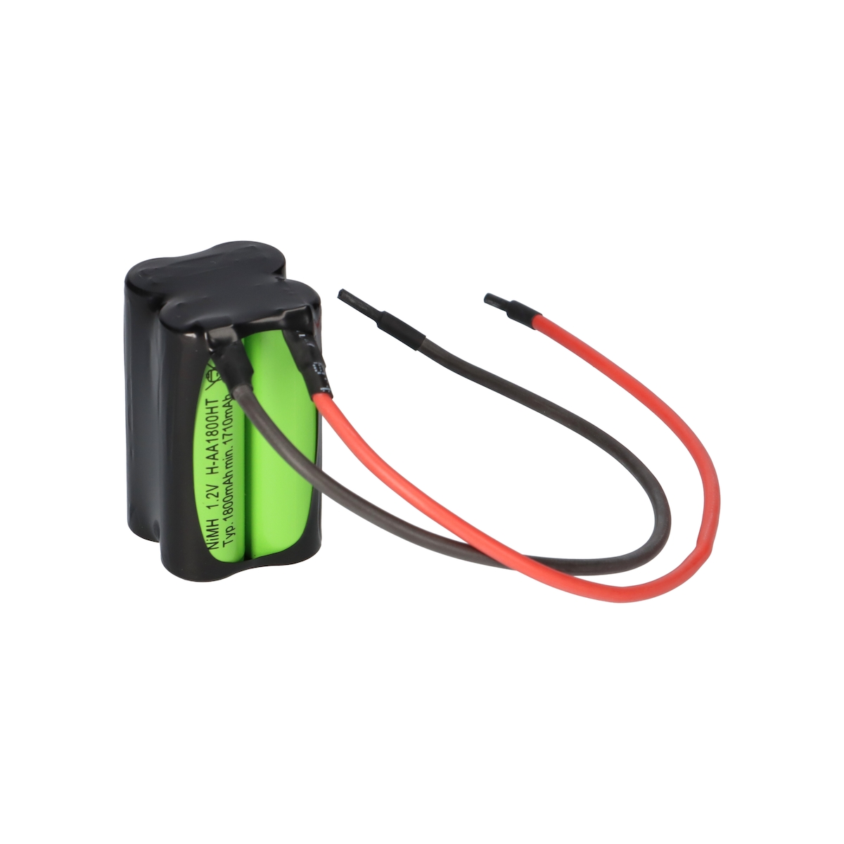 Akkuman NiMH 4,8V 1800mAh F2x2 Mignon AA mit 20cm Kabel für Notleuchten Image