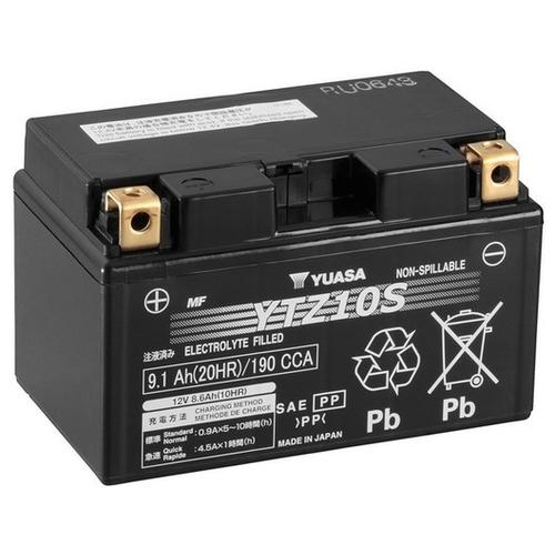 YUASA YTZ10S 12V 8,6Ah 190A Starterbatterie 9Ah für HONDA 31500-ZS9-A61 31500ZS9A61