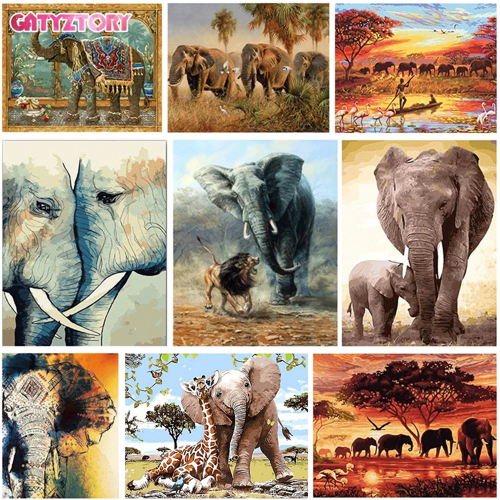 Gatyztoire – peinture acrylique numérique à l'huile par numéros, kits de peinture acrylique abstraite par numéros pour adultes, décoration de la maison, diy bricolage