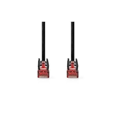 Nedis CAT6-Netzwerkkabel - RJ45 Stecker - RJ45 Stecker - U/UTP - 10.0 m - Rund - PVC - Schwarz - Label Image