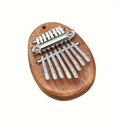 TEMU 8-key Mini Kalimba Exquisite Finger Thumb Piano Marimba Musical Good Accessory Pendant Gift Eid Al-adha Mubarak