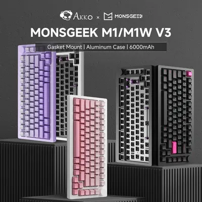 AKKO X MonsGeek M1/M1W V3 Mechanical Gaming Keyboard/Barebone DIT Kit 75% 3/5 Pin Hot Swap RGB