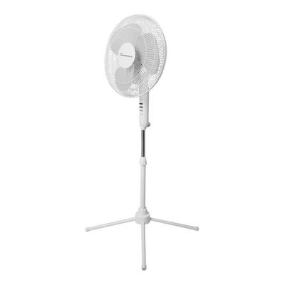 VisionAir 16" White 3-Speed Oscillating Pedestal Fan 1VAFP16W - 120V