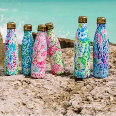 Lilly Pulitzer Other | Lilly Pulitzer + S’well Limited Edition Bottle Of 17 Oz New Never Used. | Color: Blue/Pink | Size: 17oz