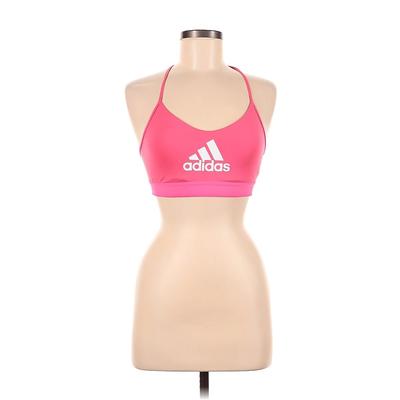 Adidas Sports Bra: Pink Activewear - Women's Size Medium