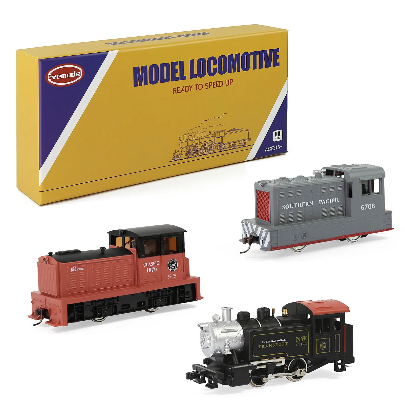 Evemodel HO Maßstab 1:87 Modelleisenbahnlokomotiven für Modelleisenbahnen HCT8701 Image