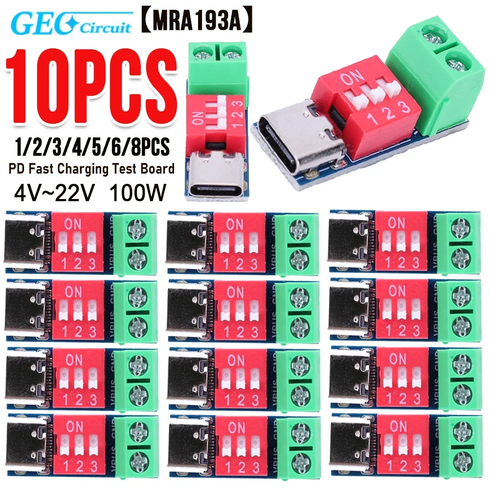 PD Trigger Board Modul High Speed Ladegerät Power Delivery Boost Modul USB Typ-C 100W Spannung Stecker Netzteil Zubehör Image