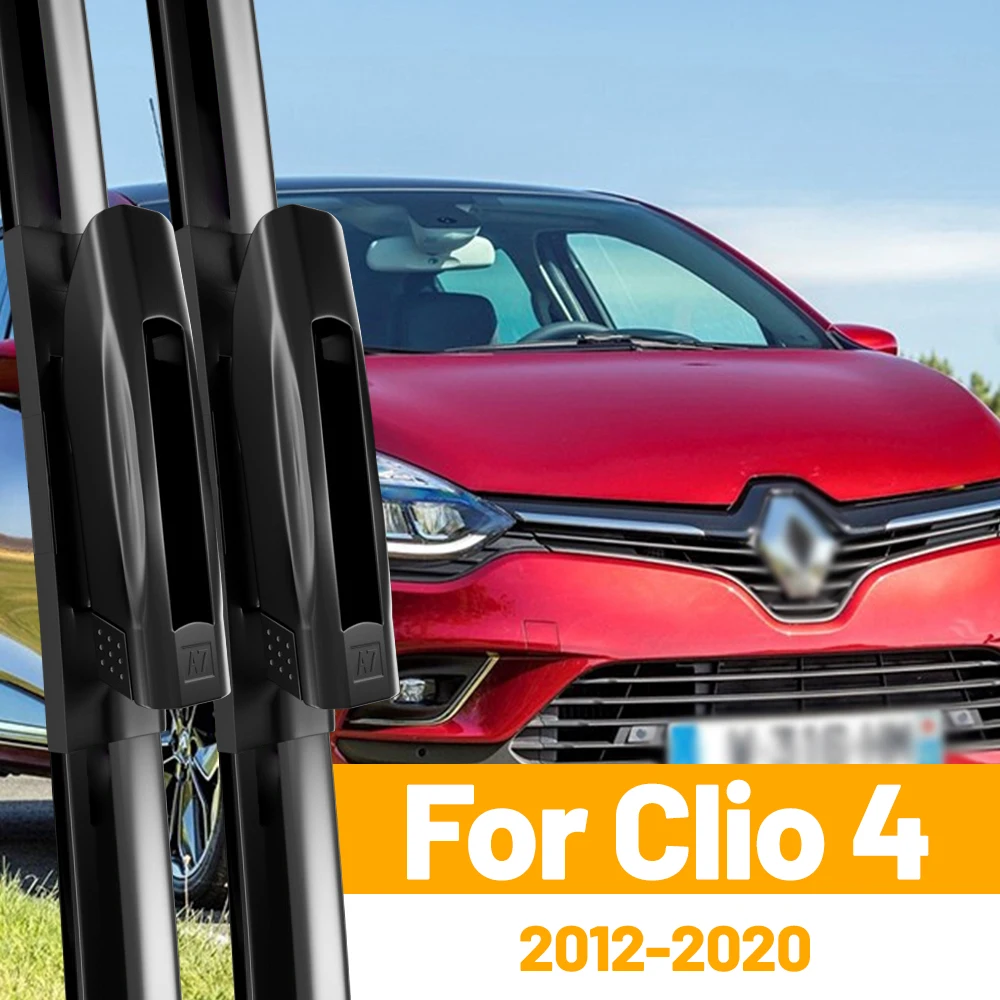 Frontwischerblätter für Renault Clio 4 IV 2012–2020 RS Schrägheck Kombi Windschutzscheibenbürsten Windschutzscheibe Fenster 26"+14" Image