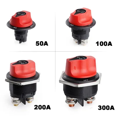 50A 100A 200A 300A Sezionatore Isolatore di Potenza Cut Off Rally Switch Kit Per Auto Moto Camion