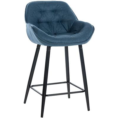 Barhocker Gibson blau Stoff Image