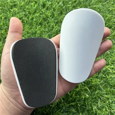 1 Pair Mini Football Shin Pad Wear-resistant Shock Absorbing Leg Protector Lightweight Portable