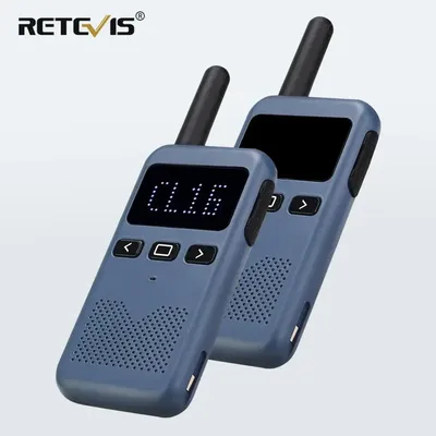Retevis RB619 Mini Walkie Talkie PMR446 Professional Walkie Talkies Long Range Portable Radio for Restaurant ble radio PTT Hotel