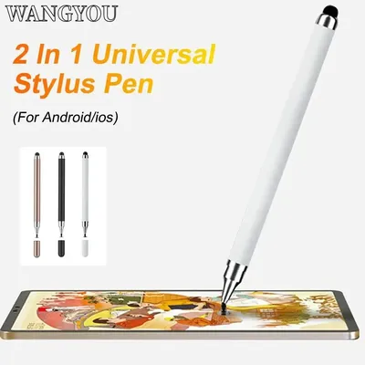 Dual-head Capacitive Pen Disc Silicone Head Dual-purpose Stylus PaintingOffice Retouching Mobile