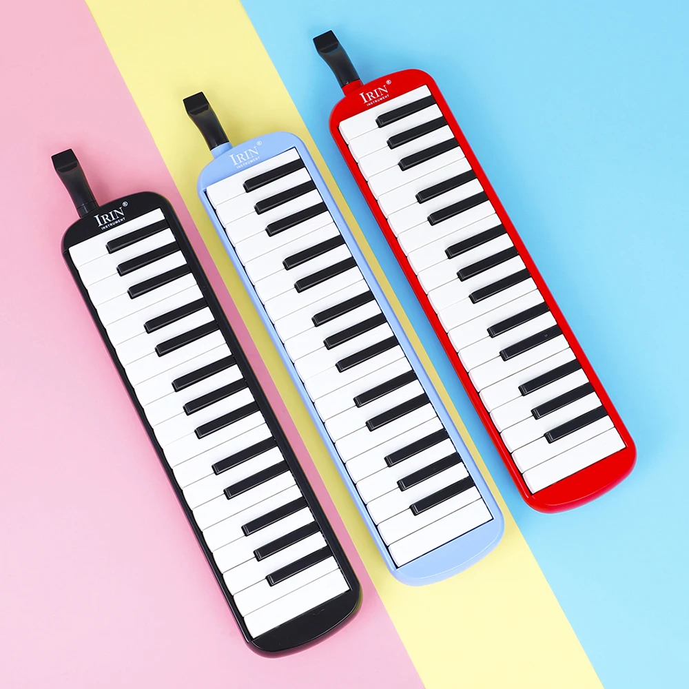 32/37 Tasten Melodica Klavier Tastatur Stil Musik instrument Mundharmonika Mundharmonika mit Trage tasche Mundstück pädagogisches GIF Image