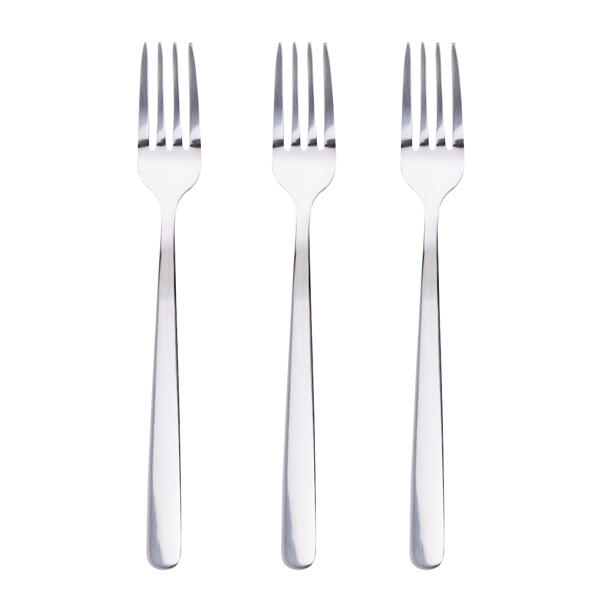 San Ignacio Root – Set mit 3 Dessertgabeln aus mattem Edelstahl Image