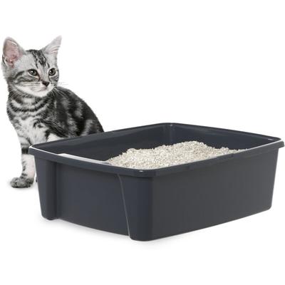 Katzentoilette, leicht zu reinigen, BPA-freies Kunststoff (pp), Hergestellt in Frankreich, B38 x Image