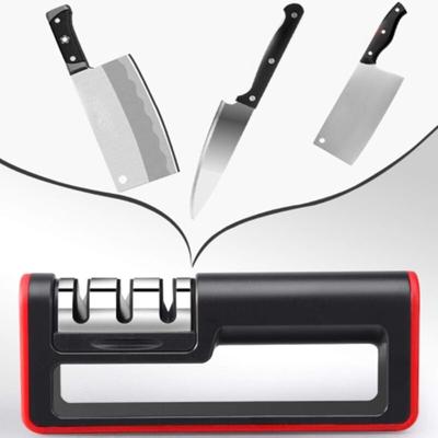 Minkurow - Küchenmesserschärfer Manuelle Schärfer, Messerschärfer mit rutschfester Kunststoffbasis