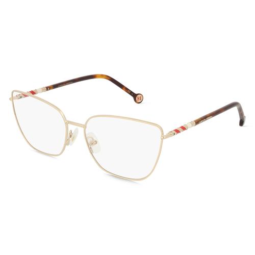 Carolina Herrera 0098 Damen-Brille inkl. Gläser Vollrand Cateye Metall-Gestell 58mm/16mm/145mm, gold