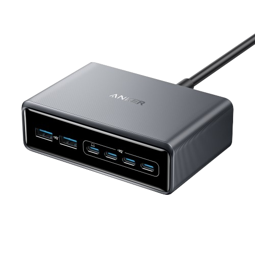 Anker Prime Ladegerät (200W, 6 Ports, GaN)