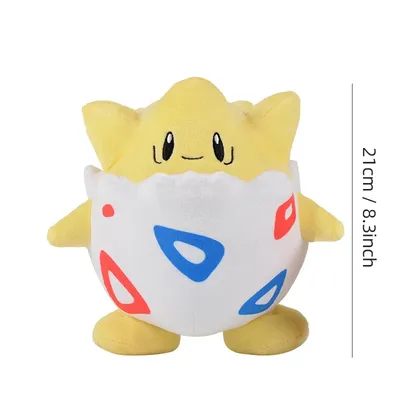 Kawaii Togepi Stuffed Toys Cartoon&Cute Plush Dolls Throw Pillow Birthday Gift For Kids Friends Boys Home Decoration