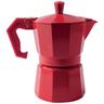 Chicco Colo Caffettiera, Alluminio, Rosso, 3 Tazze - Excelsa