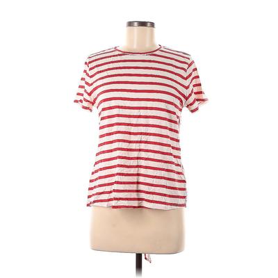 J. by J.Crew Short Sleeve Top Red Crew Neck Tops - Women's Size Medium