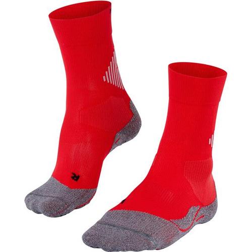 FALKE 4GRIP Stabilizing Unisex Socken, Größe 44-45 in Rot