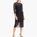 J. Crew Dresses | J.Crew K4429 Long Sleeve Lace Sheath Dress Bow Tie Black Size 00 | Color: Black | Size: 00