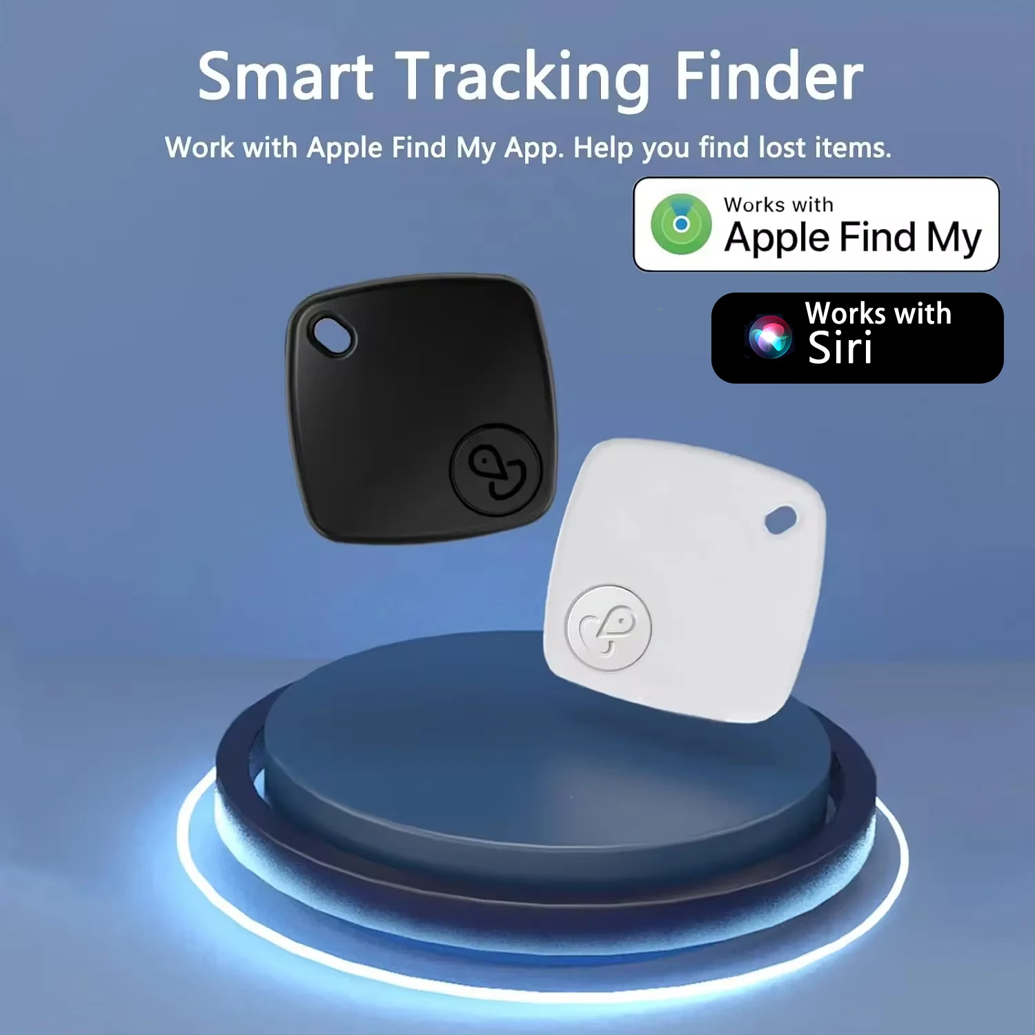 Smart GPS Tracker Mini Tracking Gerät Für Apple Find My APP SmartTag Anti Verlieren Erinnerung Gerät Locator Schlüssel Kinder Finder Wireless Image