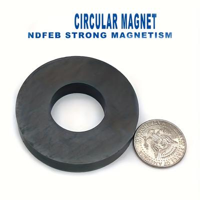 TEMU 70mm/2.76in X 32mm/1.26in X 10mm/0.39in Strong Magnetic Permanent Magnet - Industrial Magnets - Metallic Material - Circular Shape - Xiongchuci Brand