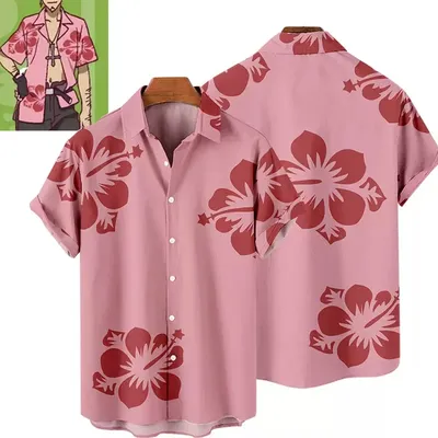 Anime Oshino Meme T-shirt Cosplay Costume Men short sleeves top