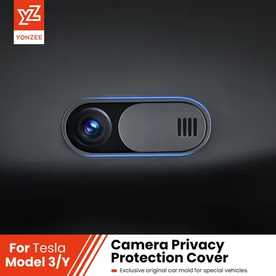 YZ For Tesla Model 3 Model Y Camera Cover for Tesla Car Monitor Model3 Ultra-Thin Webcam Sticker For