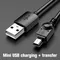 MINI USB Cable Fast Charger 0.25m 1m 2m 3m Cable For MP3 MP4 Player Car DVR GPS Digital Camera HDD