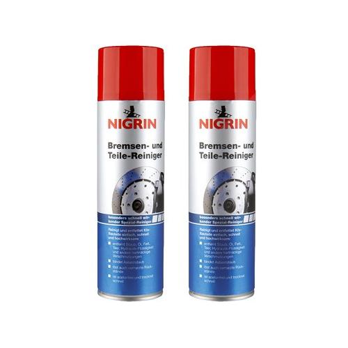 Nigrin 2x 500ml Bremsen- und Teile-Reiniger [Hersteller-Nr. 74057]