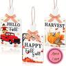 3pcs/set Fall Ornament Thanksgiving Wooden Door Signs - Thanksgiving and Fall Wooden Pendants for Home Decoration