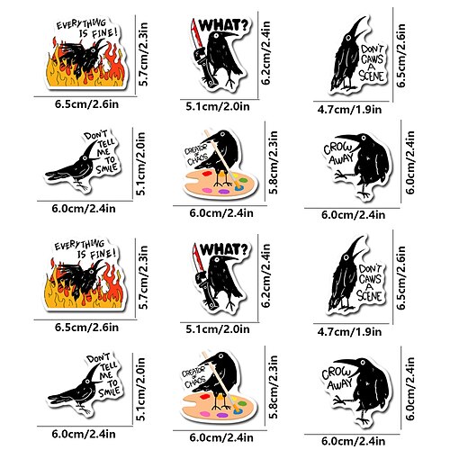 12 Kühlschrankmagnete, lustige Kühlschrankmagnete, dekorative Magnete, personalisierter Kühlschrankmagnet für Küche, Büro, Whiteboard, Schließfach, Schrank und Geschirrspüler, Küchendekoration, Heimdekoration Image