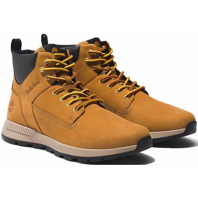 Schnürboots TIMBERLAND "KILLINGTON TREKKERMID LACE UP SNEAKER", Gr. 40, gelb (wheat), Leder, Synthetik, sportlich, Schuh