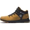 Schnürboots TIMBERLAND "SPRINT TREKKER MID LACE UP WATERPROOF SNEAKER", Gr. 43,5, gelb (wheat, schwarz), Synthetik, Leder, sportlich, Schuhe, Winterstiefel, Schnürstiefel, Winterschuhe, wasserdicht