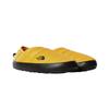 Hausschuh THE NORTH FACE "M THERMOBALL TRACTION MULE V", Herren, Gr. 43, gelb (summit gold, tnf schwarz), Textil, sportlich, Schuhe