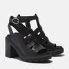 Sandale TIMBERLAND "ALLINGTON HEIGHTS FISHERMAN SANDAL", Gr. 40 (9), schwarz (blk full gra), Leder, sportlich, Schuhe