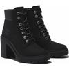 Schnürstiefelette TIMBERLAND "ALLINGTON HEIGHTSMID LACE UP BOOT", Gr. 41,5, schwarz, Leder, Synthetik, sportlich, Schuhe, Winterschuhe, Winterstiefel, Schnürboots, Winterboots