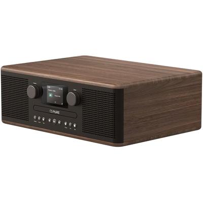 PURE Digitalradio (DAB+) "Classic C-D6", schwarz (schwarz, walnuss), B:36,5cm H:13cm T:29cm, Radios Image
