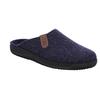 Pantoffel ROHDE "SOLTAU-H", Herren, Gr. 40, blau (ocean, meliert), Filz, klassisch, Schuhe, Hausschuh, Schlappen, Clog mit seitlichem Label