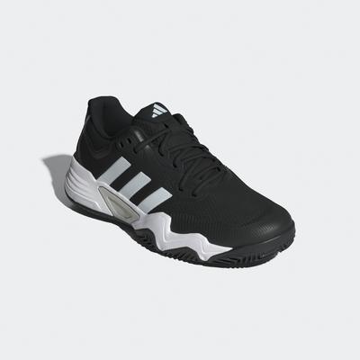 Tennisschuh ADIDAS PERFORMANCE "SOLEMATCH CONTROL 2 CLAY", Gr. 44,5, schwarz (core schwarz, zero metallic, cloud weiß), 