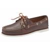 Bootsschuh TIMBERLAND "Men´s 2 Exe Boat Shoe", Gr. 45, braun (schwarz, braun, smooth), Leder, sportlich, Schuhe