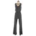 American Eagle Outfitters Jumpsuit Crew Neck Sleeveless: Black Graphic Jumpsuits - Women's Size Small