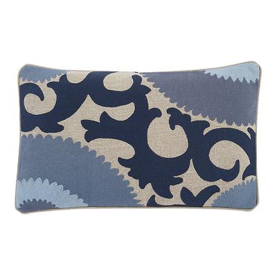 Embroidered Suzani Pillow - Indigo - Ballard Designs